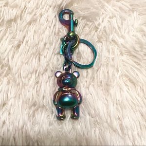 Coach Teddy Bear Keychain